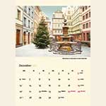 Dezember 2027, Weihnachten am Stoltze-Denkmal auf dem H&uuml;hnermarkt